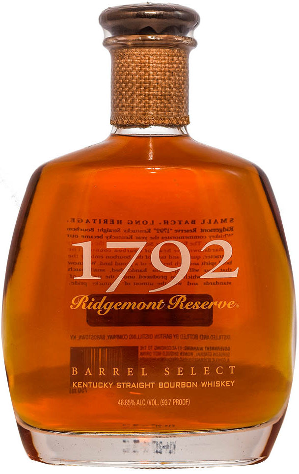 1792 Ridgemont Reserve Barrel Select Bourbon