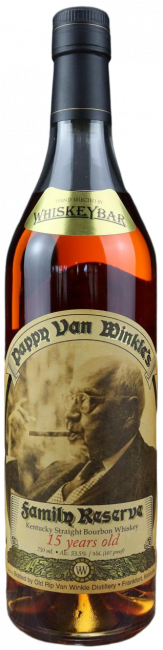 Pappy Van Winkle 15 Year Whiskey Bar Private Barrel Selection