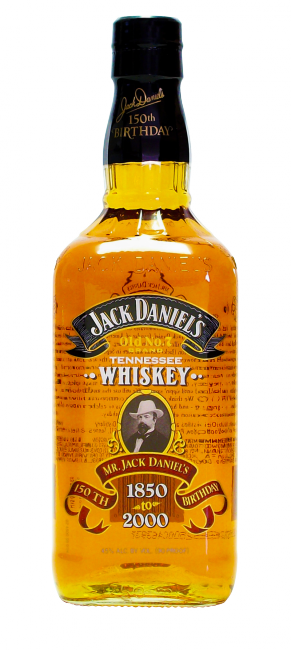 Jack Daniel's 150th Birthday Bottle