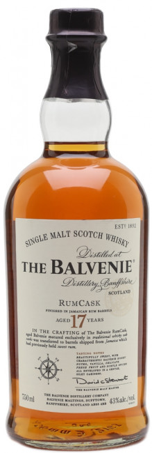 Balvenie 17 Year Rum Cask Single Malt Scotch