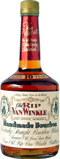 Old Rip Van Winkle 10 Year Squat Bottle 90 Proof